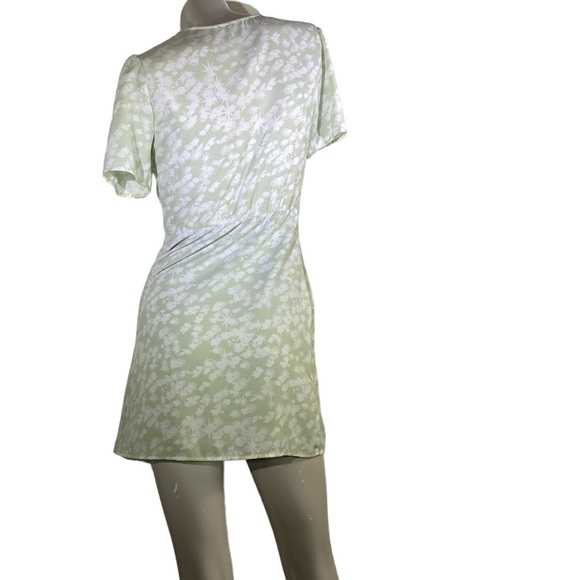💐 Leith Mint Green Floral Mini Dress Size XS - Picture 5 of 7